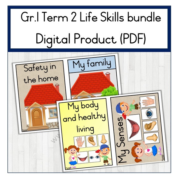 TERM 2 Life Skills Bundle-Grade 1 (PDF)
