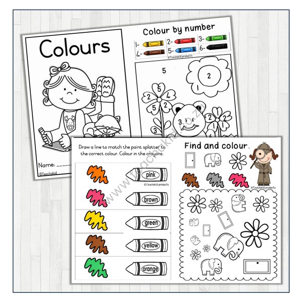 Colours Activity Book (PDF)