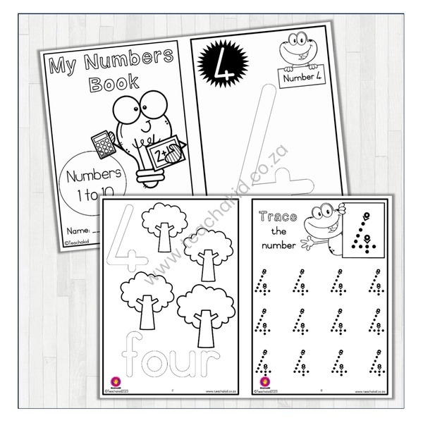 Numbers 1 to 10 Activity Book (PDF)