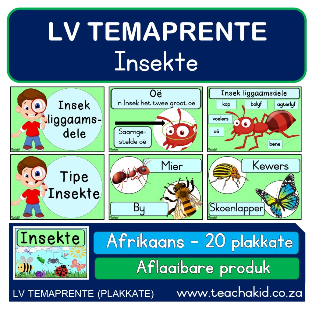 Temaprente Insekte (PDF) - Teachakid