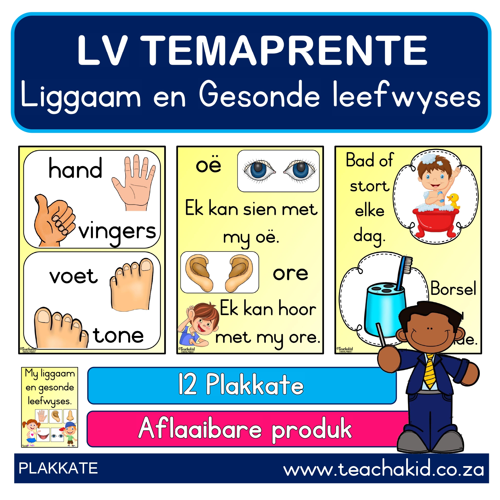 LV Temaprente-Liggaam en Gesonde Leefwyses (digital)