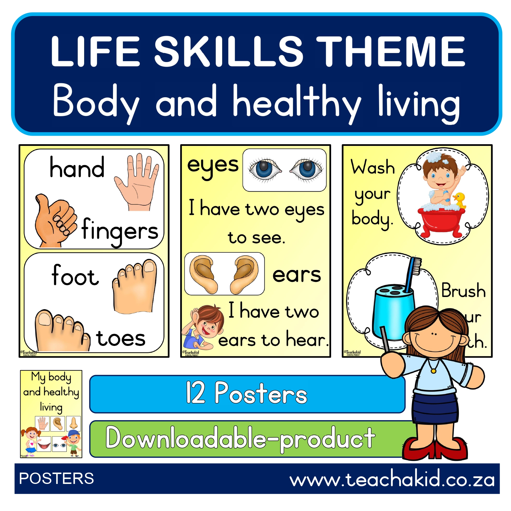Life Skills theme-Body and Healthy Living (digital)