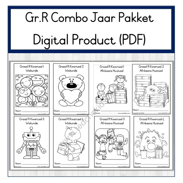JAAR PAKKET: COMBO-Graad R (PDF)
