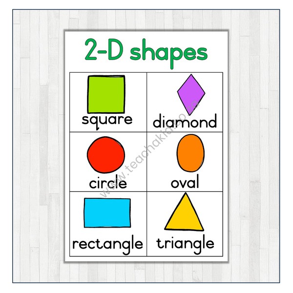2D Shapes Poster 01 (printed)