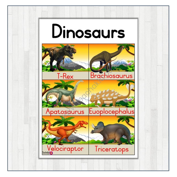 Dinosaurs Poster (printed)