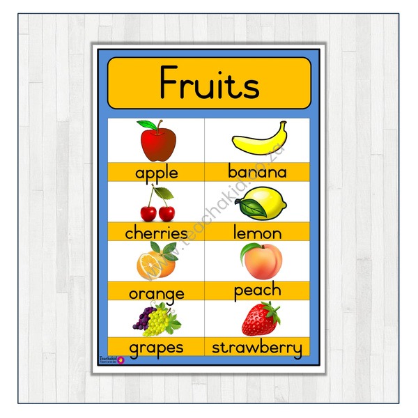 Fruit Poster (printed)