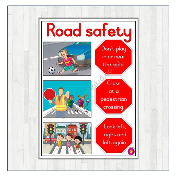 Road Safety Poster (printed)