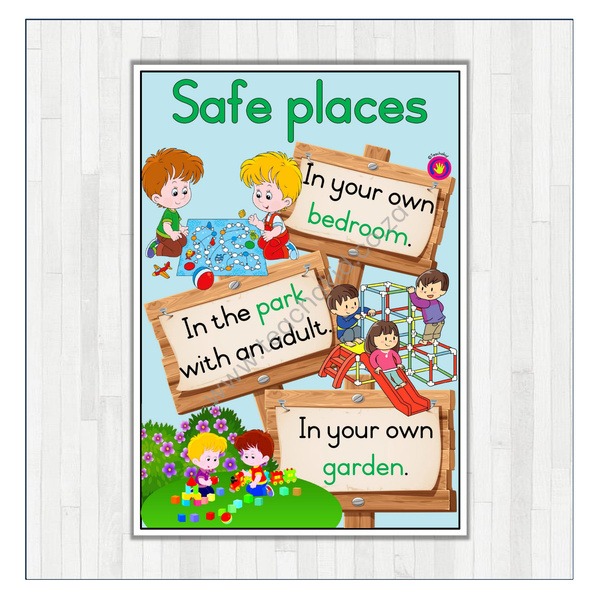 Safe Places Poster (printed)