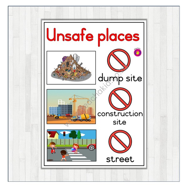 Unsafe Places Poster (printed)