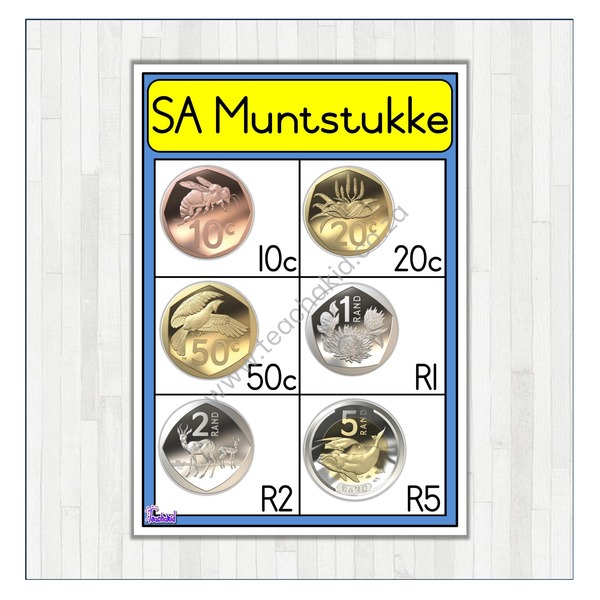 SA Geld – Muntstukke (printed)