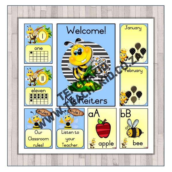 Bee Class Theme Set (printed)