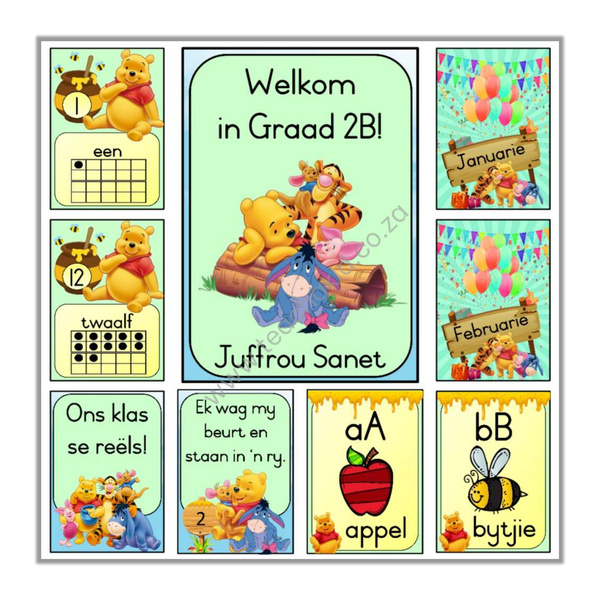 Winnie the Pooh Klastema (printed)