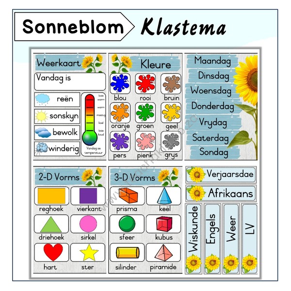 Sonneblom Klastema (printed)