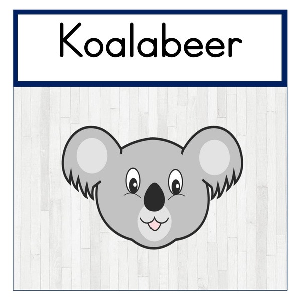Koalabeer Klastema (printed)