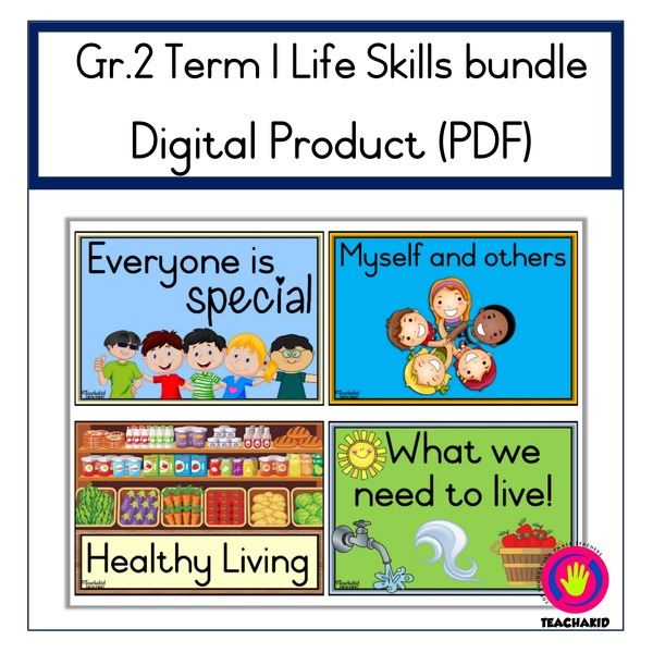 TERM 1 Life Skills Bundle-Grade 2 (PDF)
