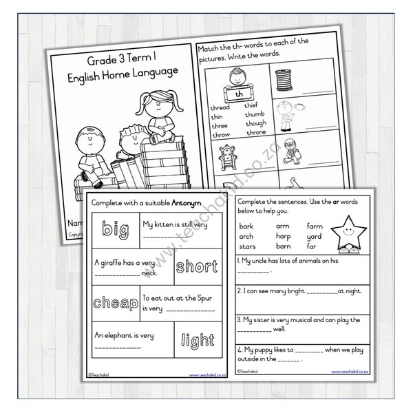 TERM 1 Home Language Book 1-Grade 3 (PDF)