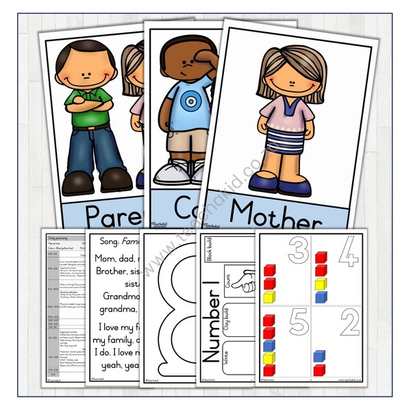 MY FAMILY Preschool Theme (PDF)