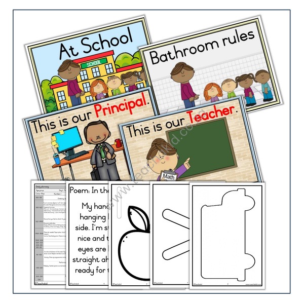 MY SCHOOL Preschool Theme (PDF)