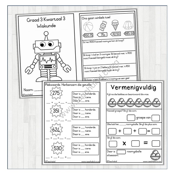 Graad 3 KWARTAAL 3 Wiskunde (PDF)