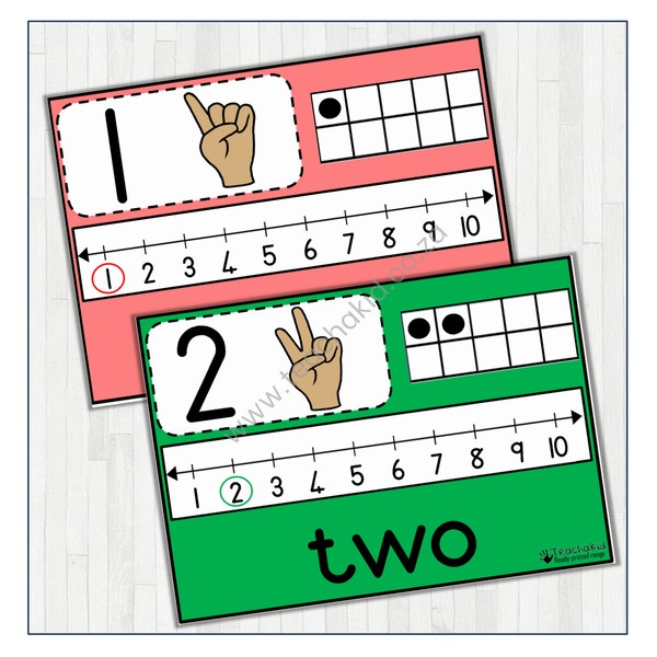 Number Charts 1-10 (printed)