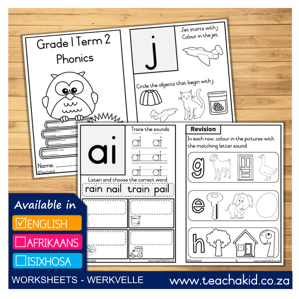 Term 2 Grade 1 Phonics (digital)