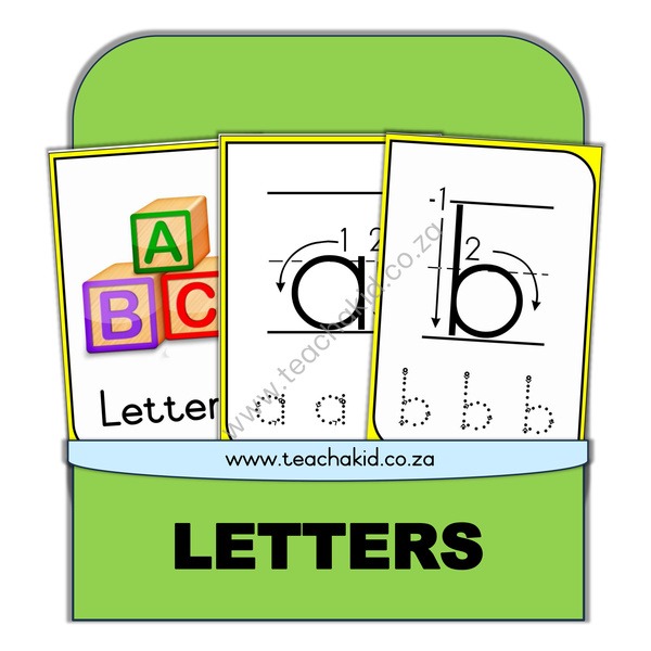 Letters 01 Flash cards (PDF)