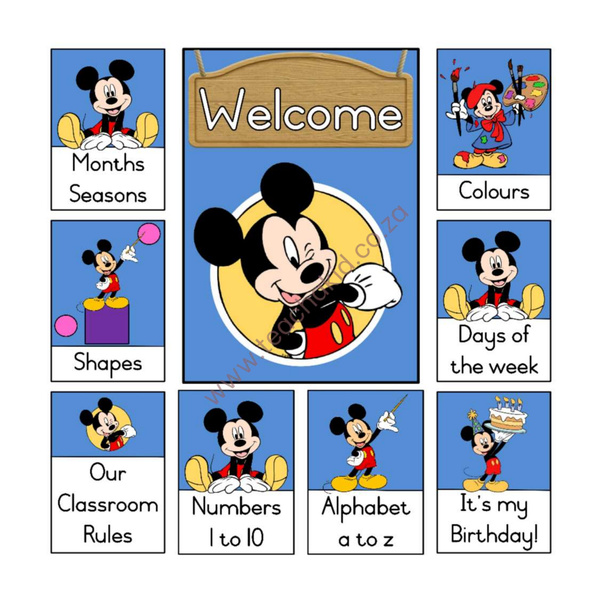 Mickey Mouse Set 02 (Printed)