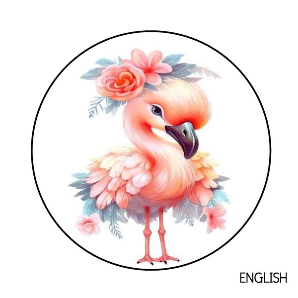 Flamingo Theme Set in English (printed)