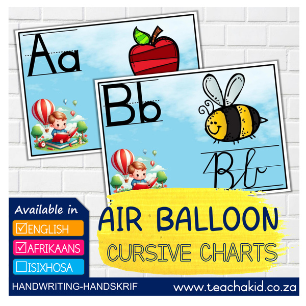 Cursive Air balloon-Lugballon
