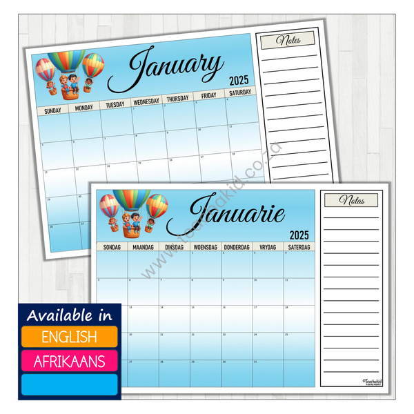 Desk pad calendar 001 (PDF)