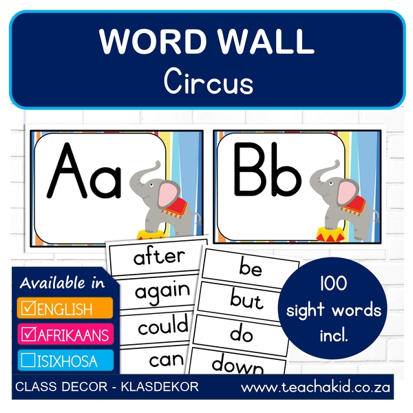 Word Wall Circus-Sirkus (digital)