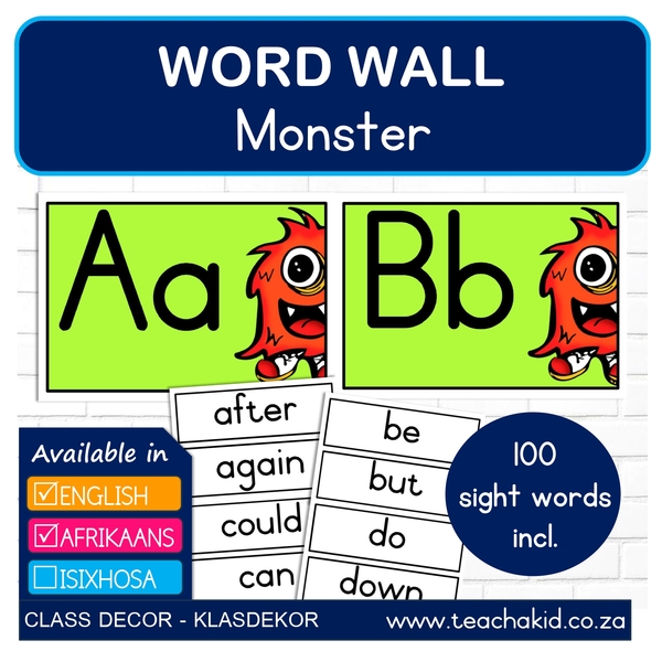 Word Wall Monster (digital)