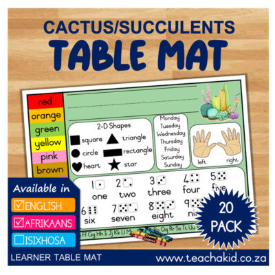 Table mat Cactus-Vetplant 01