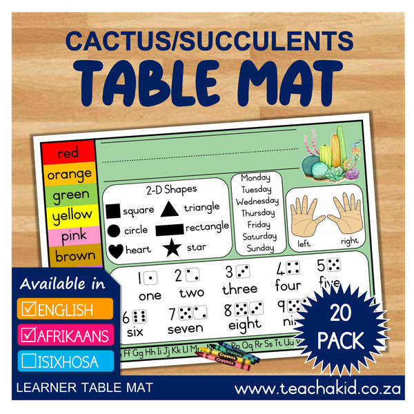 Table mat Cactus-Vetplant 01