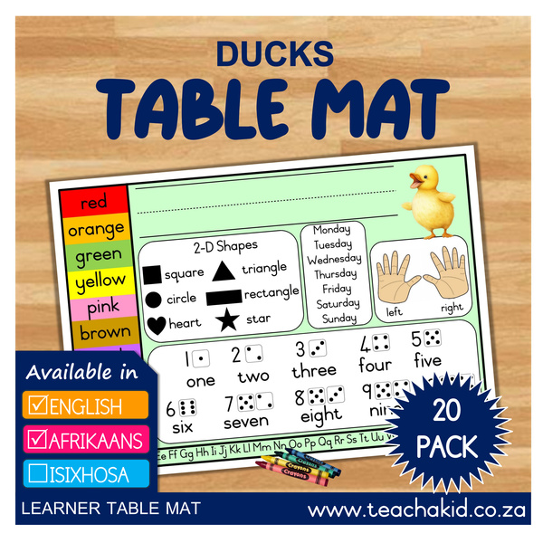 Table mat Duck-Eendjie 01