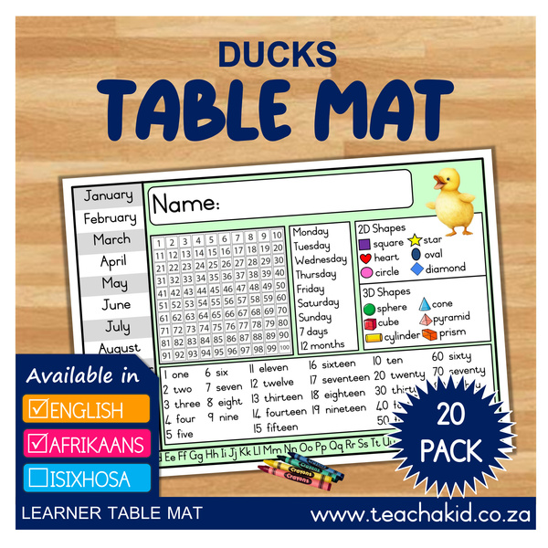 Table mat Duck-Eendjie 02
