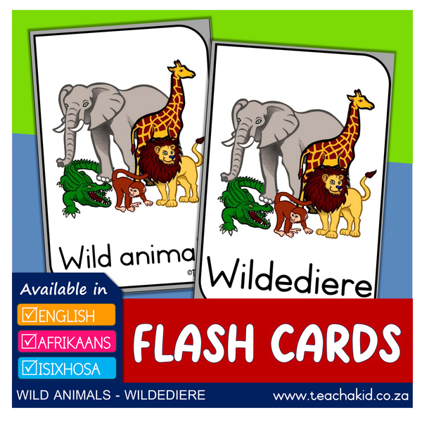 Wildediere – Wild Animals – Izilwanyana Zasendle (digital)