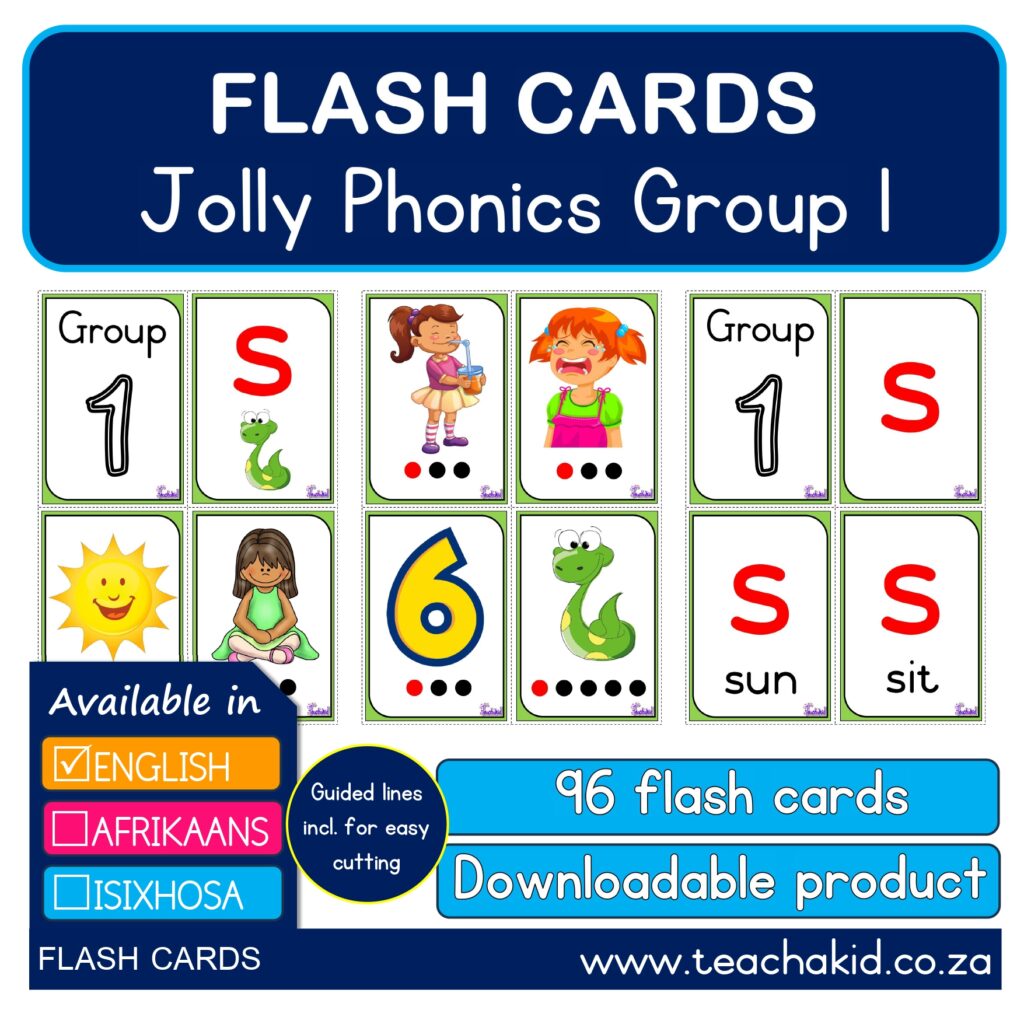 Jolly Phonics Group 1 – flash cards (PDF) - Teachakid