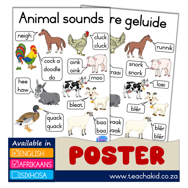 Animal sounds – Diere geluide
