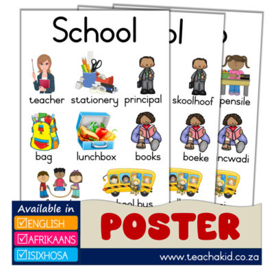 At school - By die skool - Isikolo