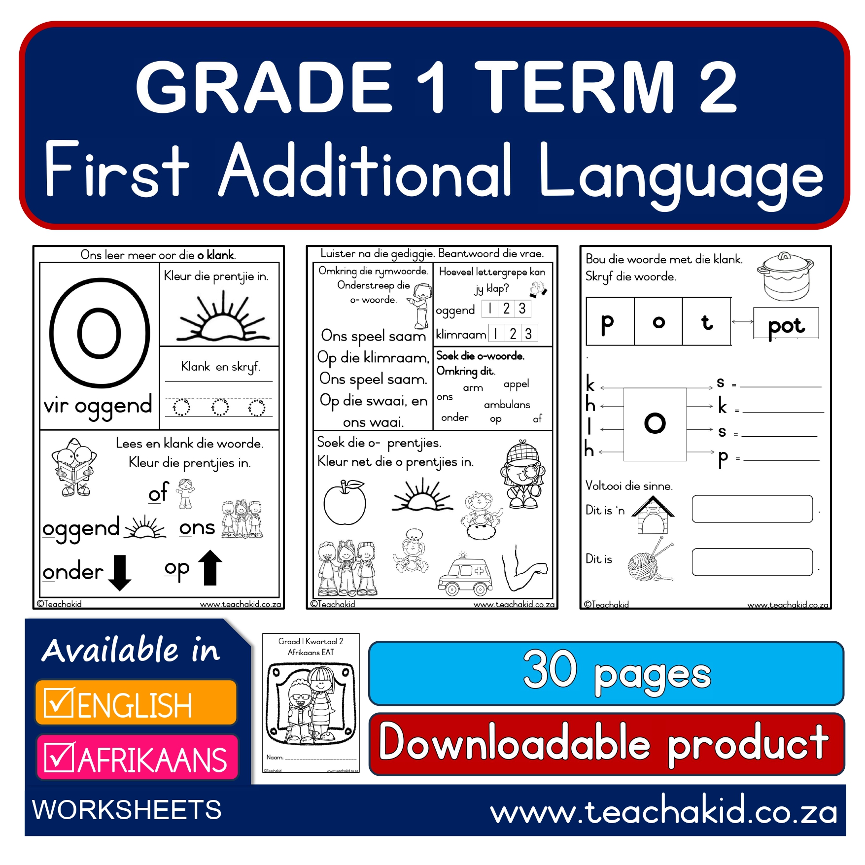 Grade 1 Term 2 Additional Language-Addisionele Taal (PDF)