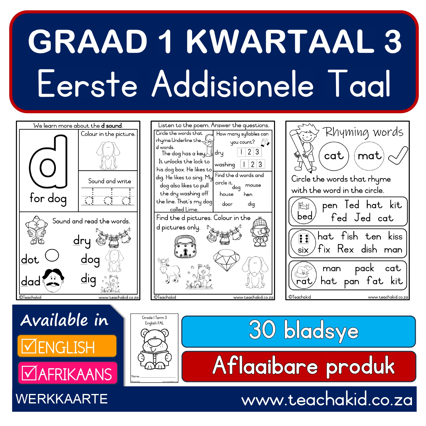 Grade 1 Term 3 Additional Language-Addisionele Taal (PDF)