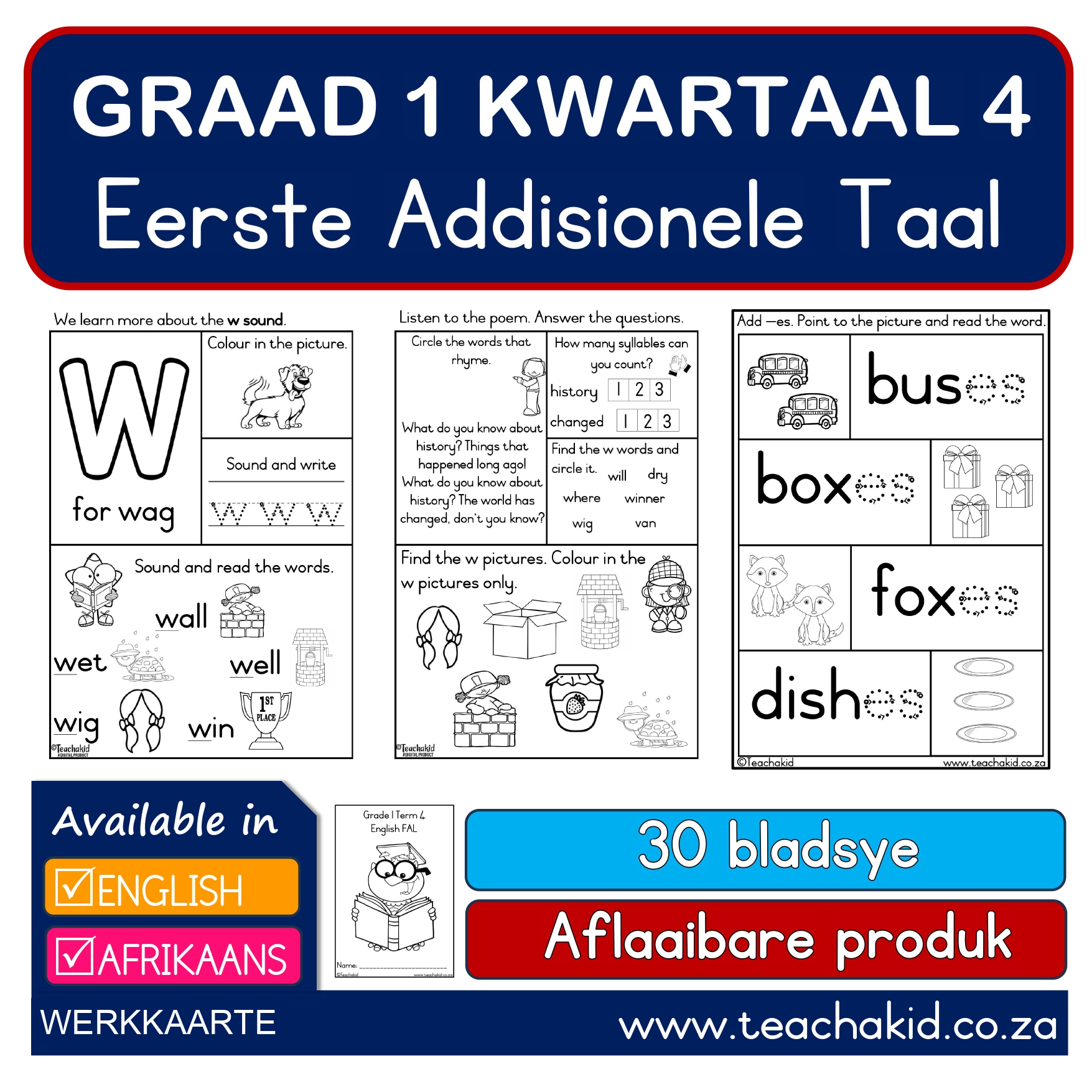 Grade 1 Term 4 Additional Language-Addisionele Taal (PDF)