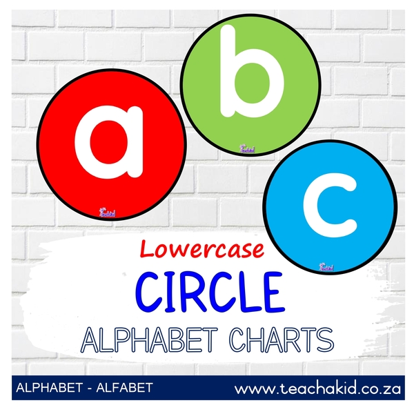 Circle Alphabet Charts – Lowercase (digital)