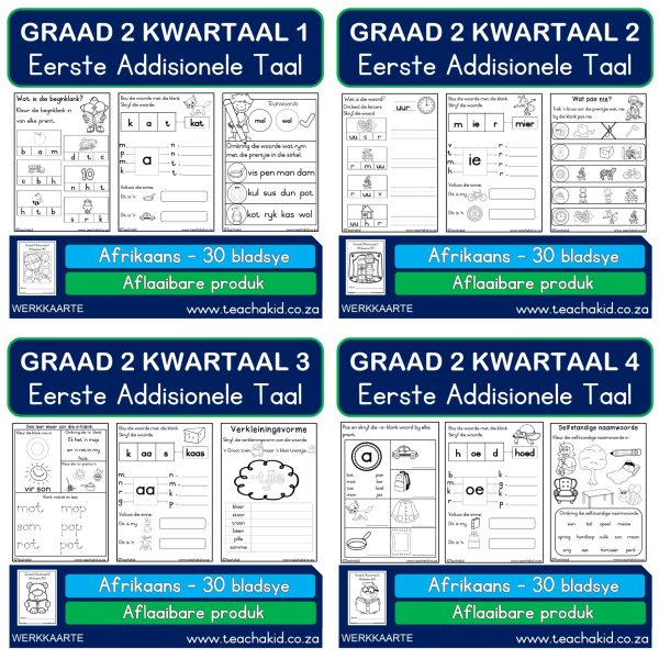 Grade 2 First Additional Language year package (PDF) - Teachakid