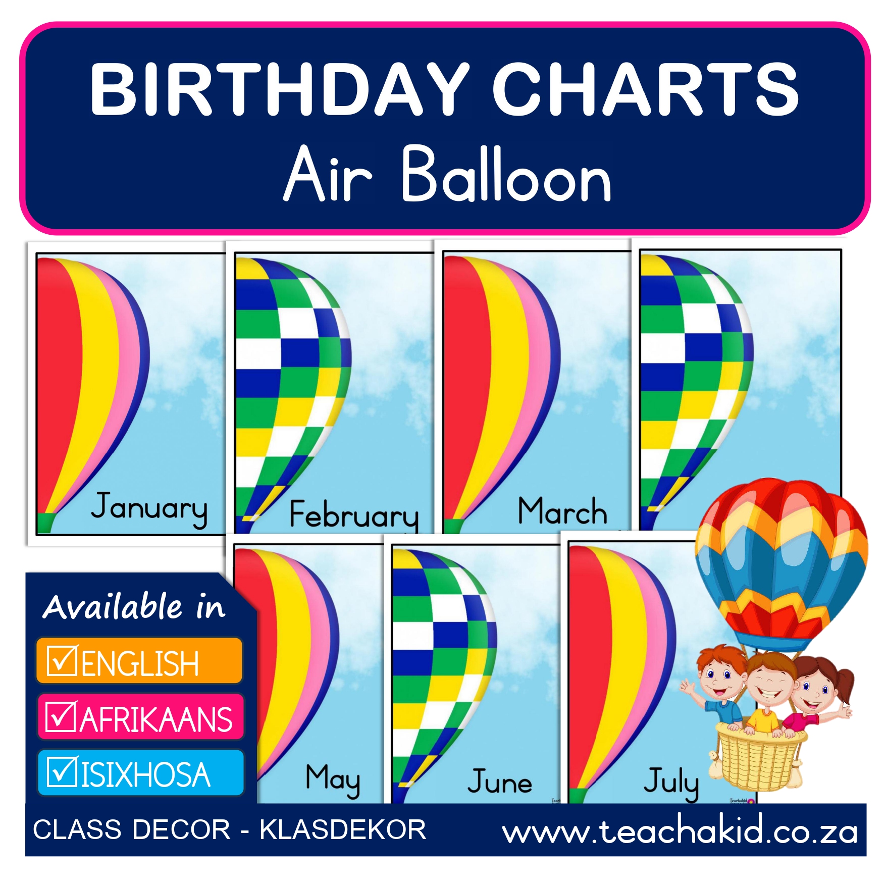 Birthdays Air balloon-Lugballon
