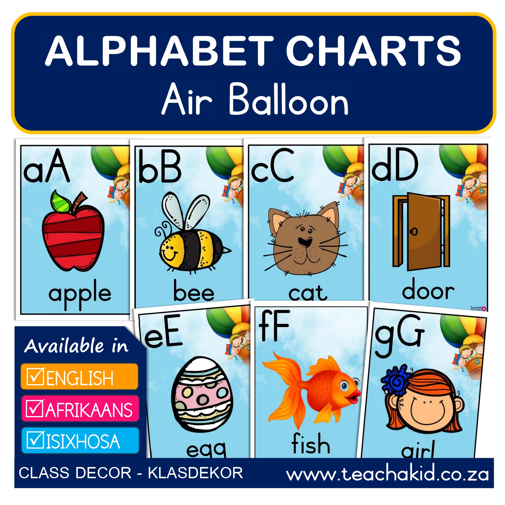Alphabet Air balloon-Lugballon