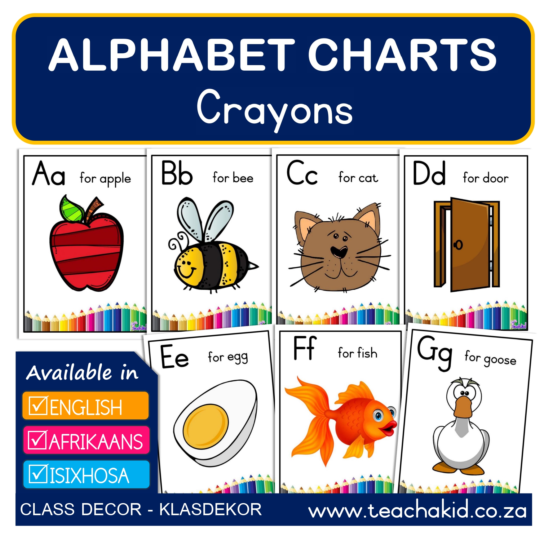 Alphabet Crayons-Kryte (digital)