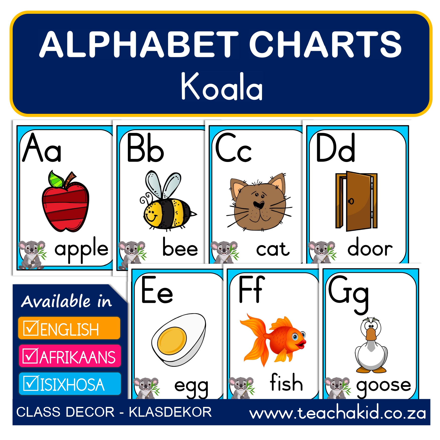 Alphabet Koala-Koalabeer