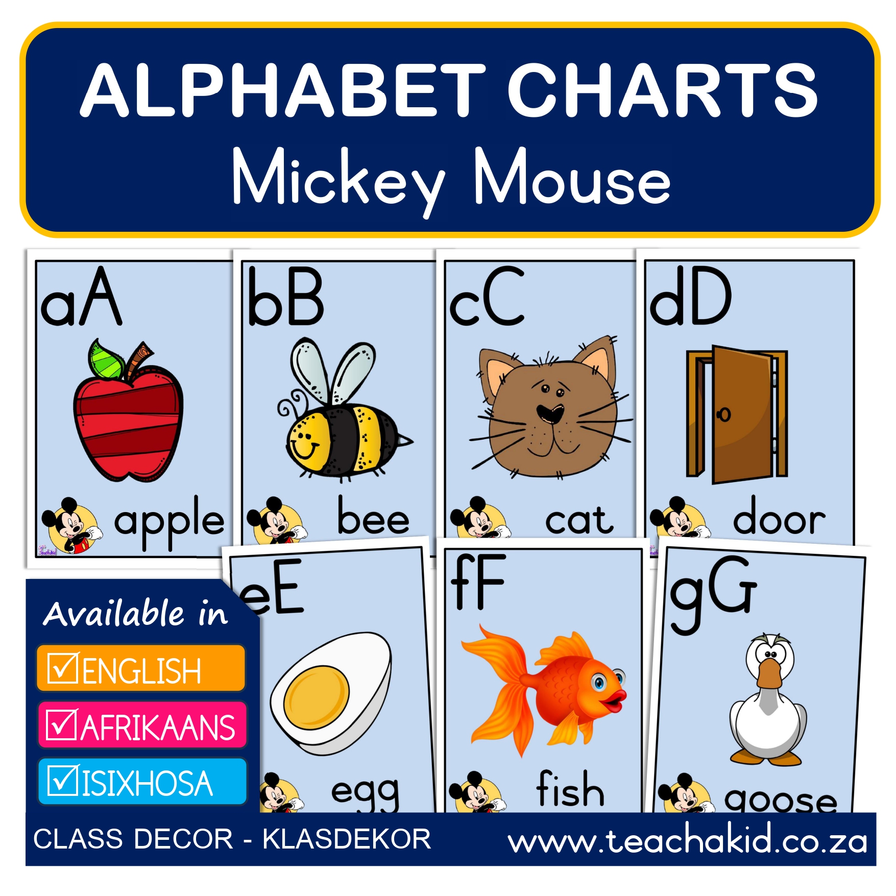 Alphabet Mickey Mouse